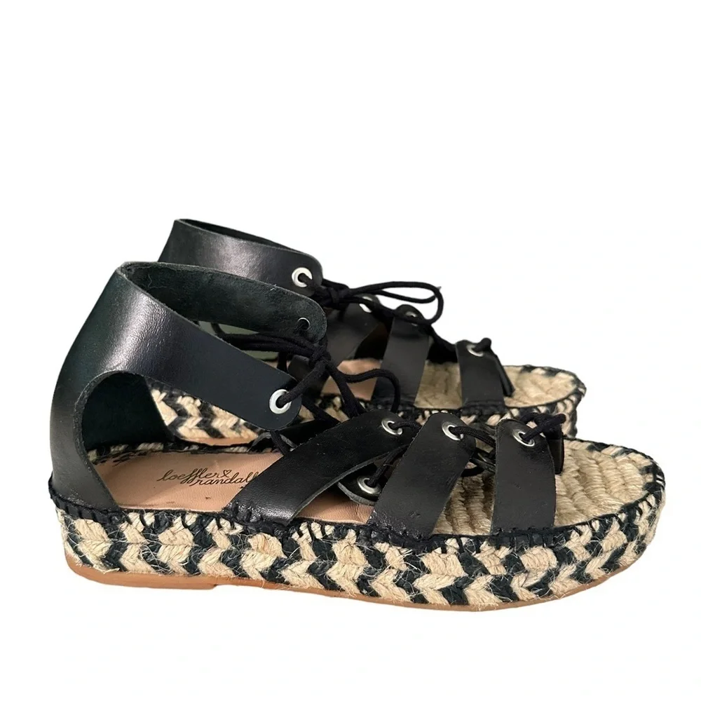 Loeffler Randall | Iggy Lace-up Platform Espadrilles
